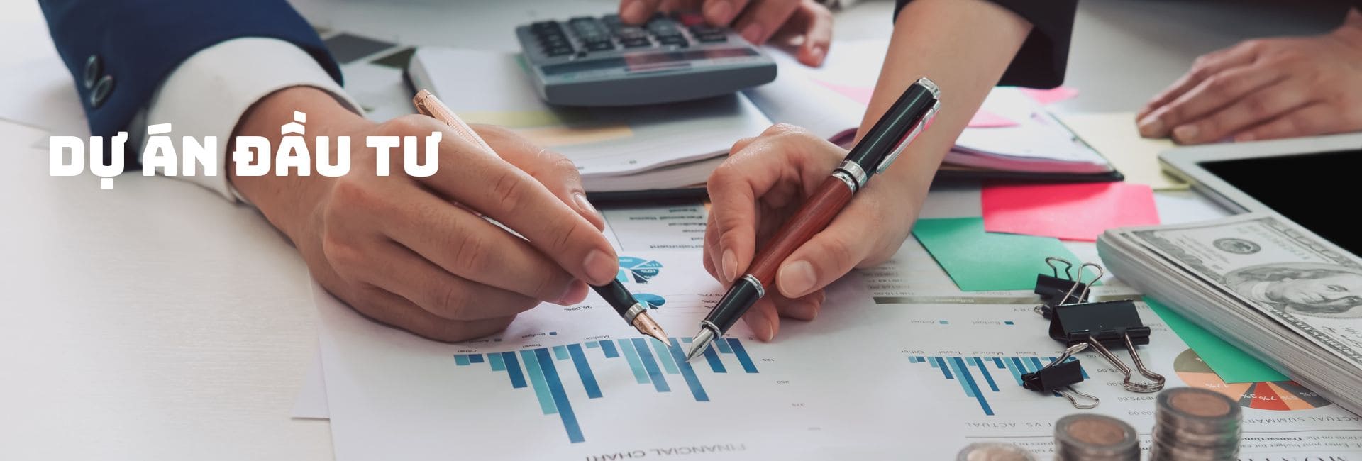 dự án đầu tư banner
